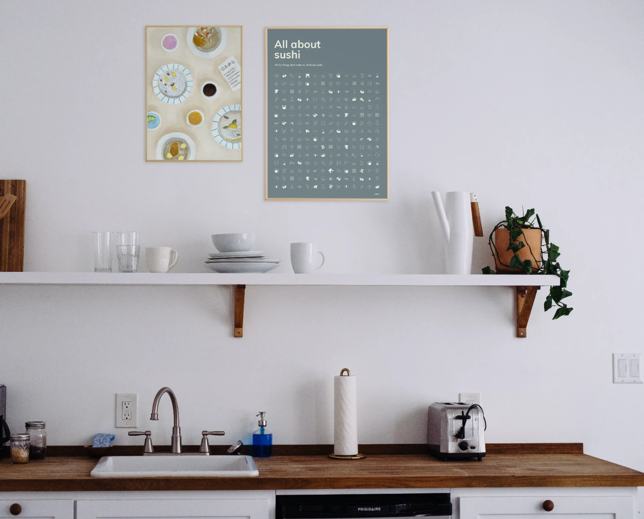 Bestsellere|Taishō - Designplakater^SERAMIKKU All About Sushi