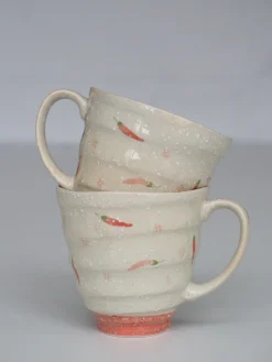 Værtsgave|Krus Og Kopper (kaffe Og Te)^SERAMIKKU Chilikrus med hank
