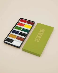 Diy, Krea Og Stationary^SERAMIKKU GANSAI TAMBI Aquarel 12 colour set 1