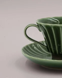 Mors Dags Gave|Krus Og Kopper (kaffe Og Te)^SERAMIKKU Grøn blomsterkop