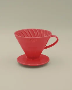 Adventsgaver|V60 Kaffetragte^SERAMIKKU Hario tragt i rød porcelæn (01)