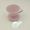 Barselsgave|V60 Kaffetragte^SERAMIKKU Hario tragt i rosa porcelæn (02)