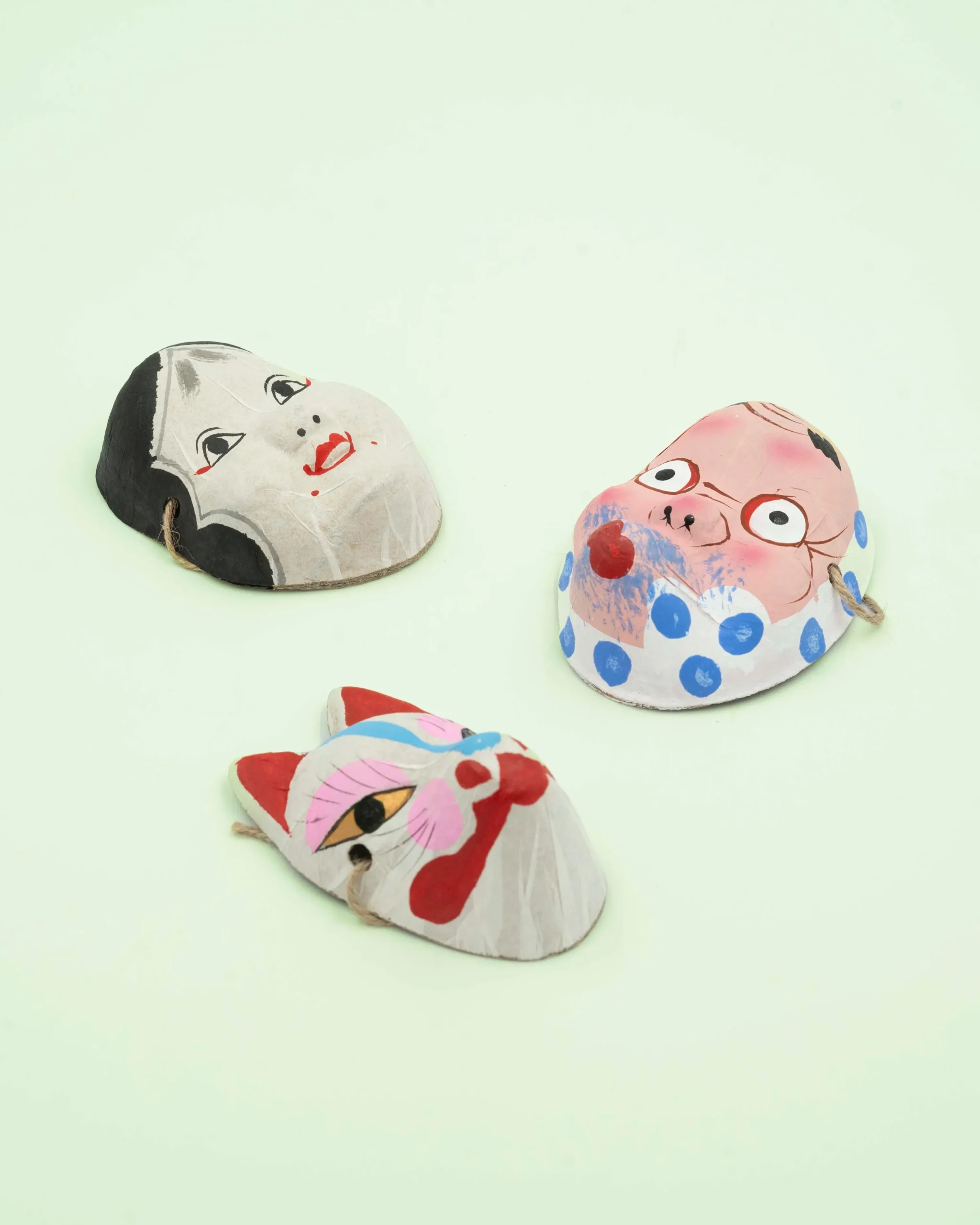 Pyntegenstande^SERAMIKKU Japansk maske (otafuku)