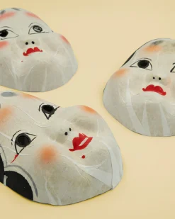 Pyntegenstande^SERAMIKKU Japansk maske Otafuku (stor)