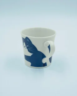 Krus Og Kopper (kaffe Og Te)^SERAMIKKU Kaffekop med kattemotiv