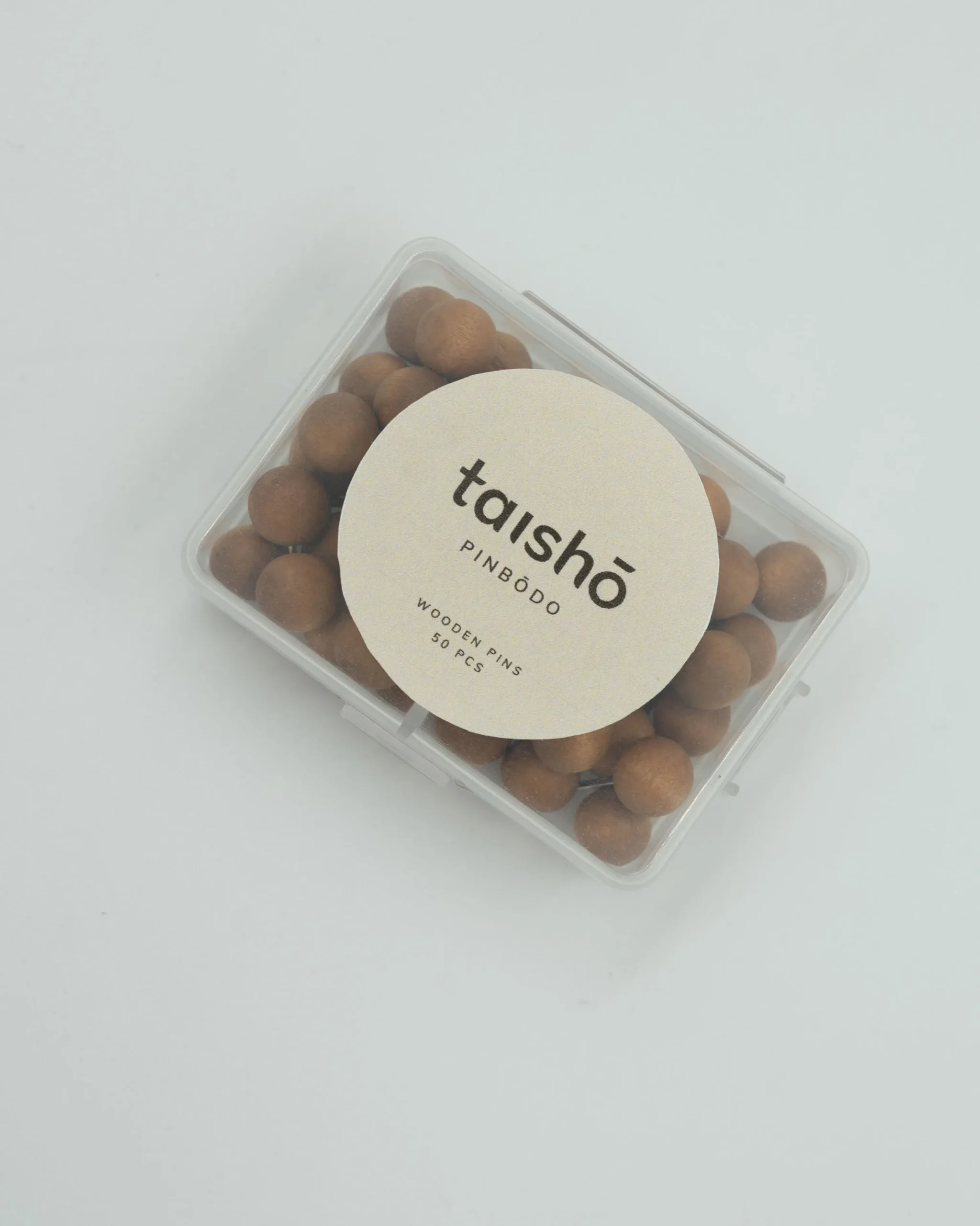 Pinbōdo Knappenåle|Pinbōdo - Opslagstavler^SERAMIKKU Knappenåle i træ (wooden pins)
