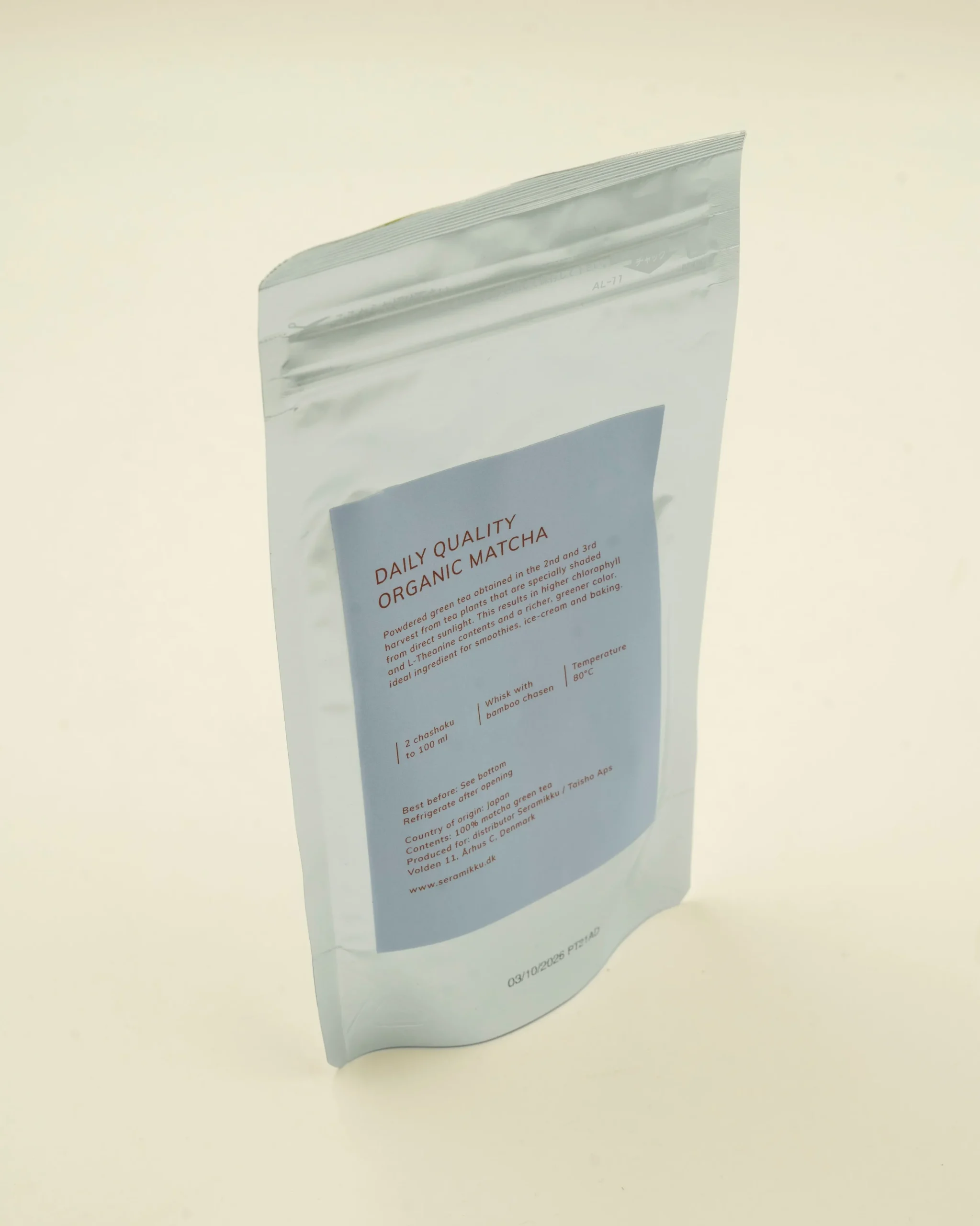 Mad & Delikatesser|Matchapulver^SERAMIKKU Økologisk matchapulver 'daily' - 50g