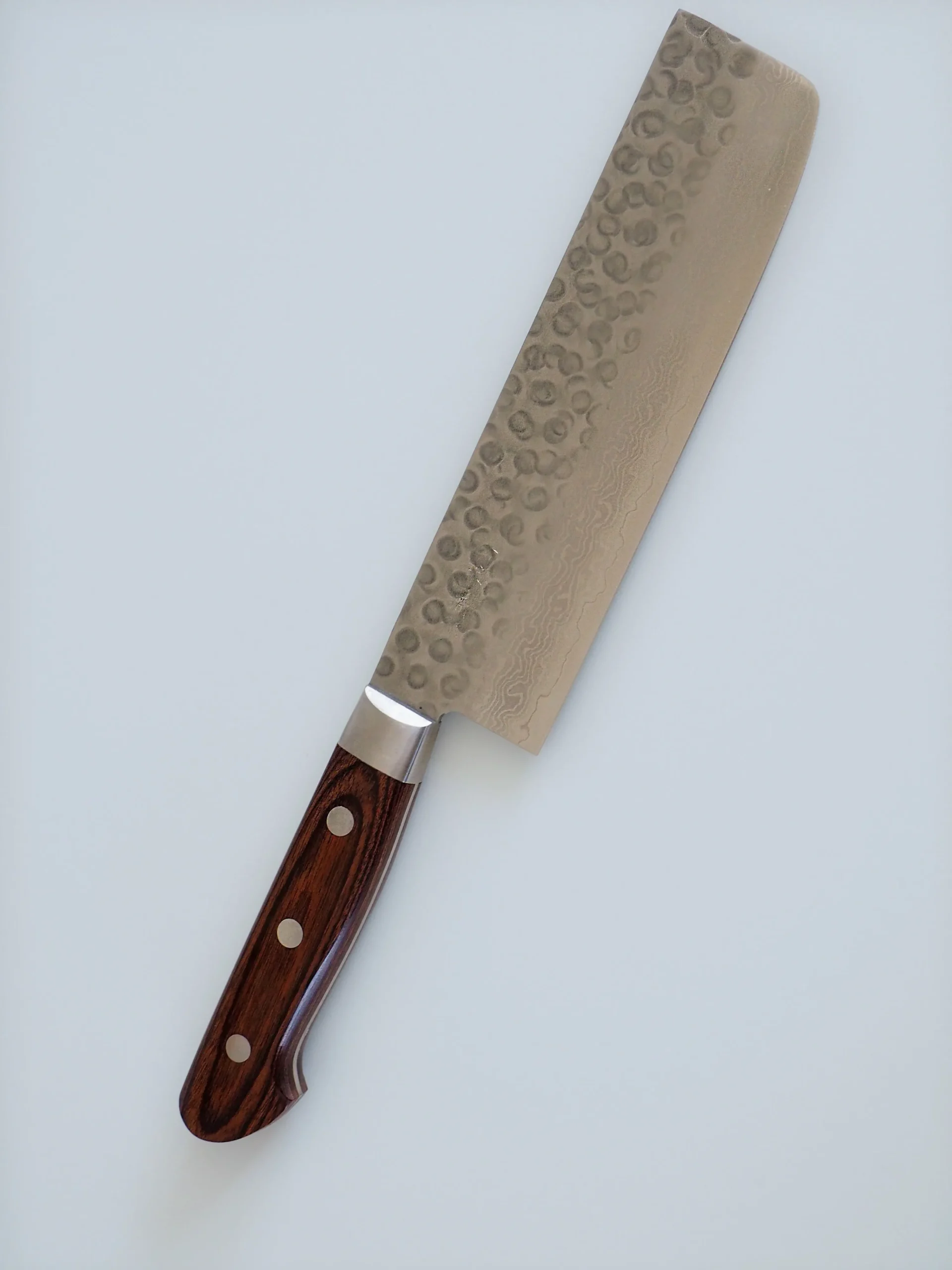Mahogni Skaft^SERAMIKKU Nakiri kniv | 16,5 cm | Mahogni