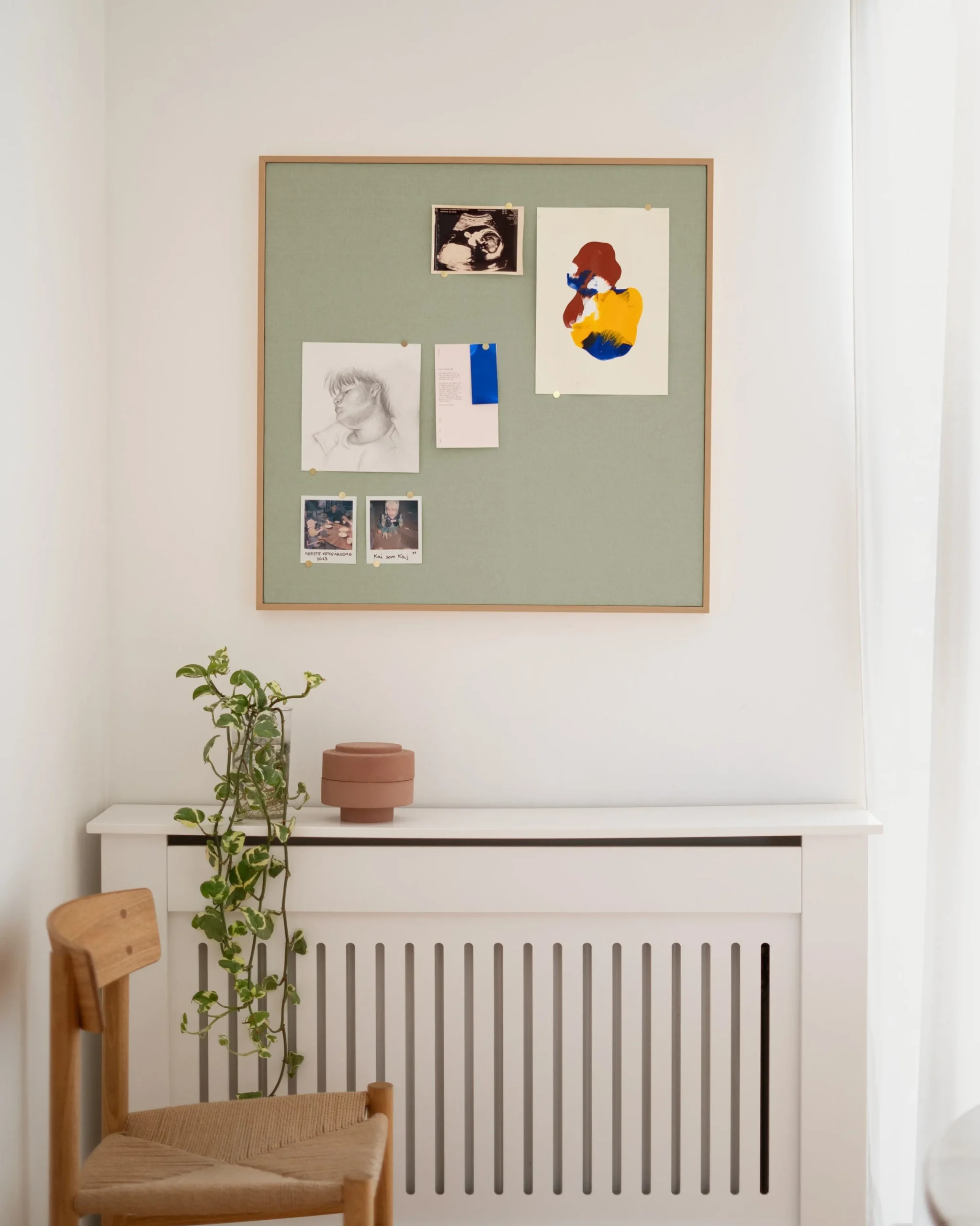 Bryllupsgave|Opslagstavler 70x70^SERAMIKKU Pinbōdo opslagstavle - Midori/grøn - 70x70
