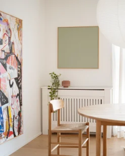Bryllupsgave|Opslagstavler 70x70^SERAMIKKU Pinbōdo opslagstavle - Midori/grøn - 70x70