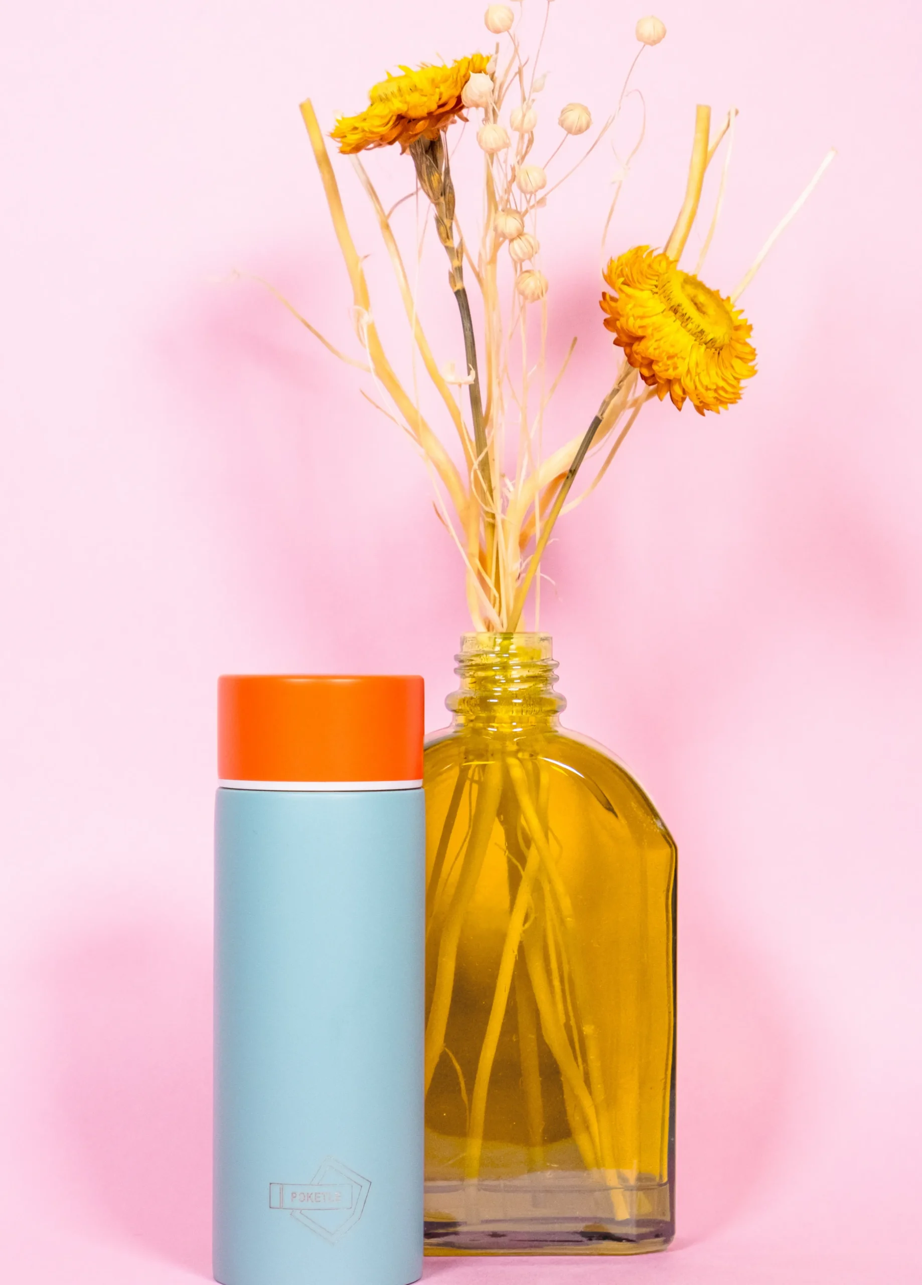Poketle - Termoflasker|Poketle S (120 Ml)^SERAMIKKU Poketle S MIX termoflaske blå/orange