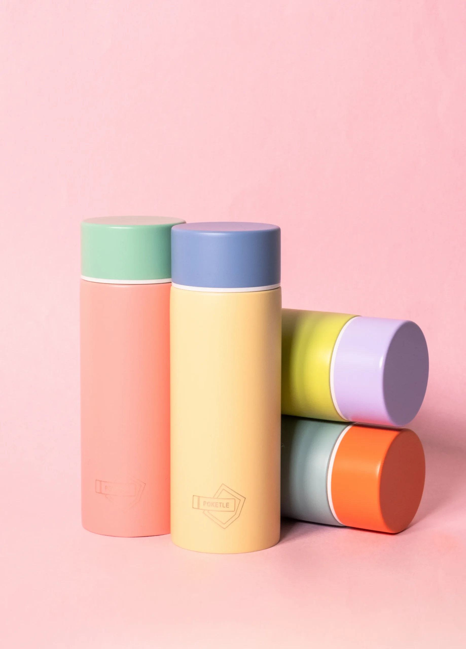 Poketle - Termoflasker|Poketle S (120 Ml)^SERAMIKKU Poketle S MIX termoflaske blå/orange