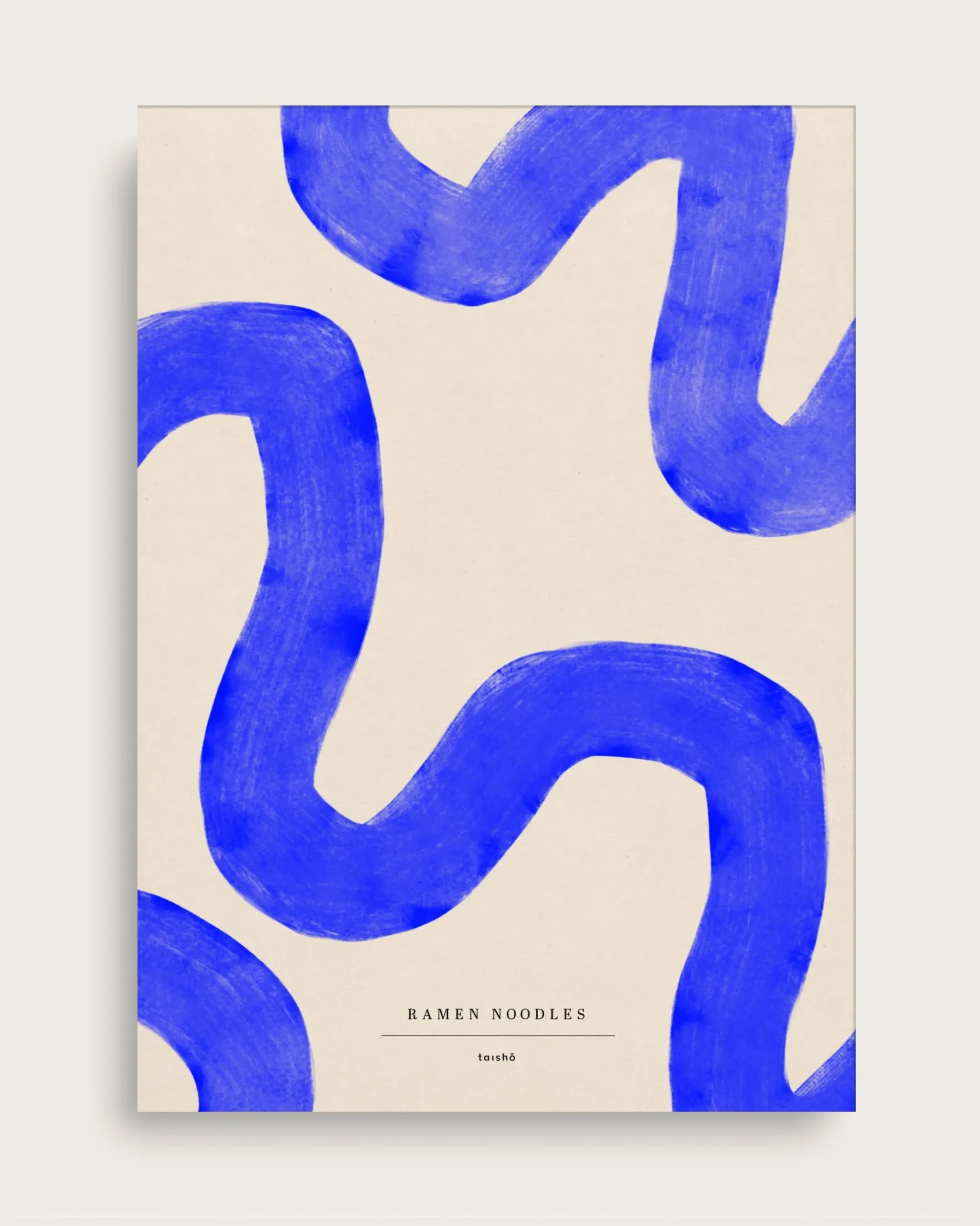 Bestsellere|Taishō - Designplakater^SERAMIKKU Ramen noodles (close up)