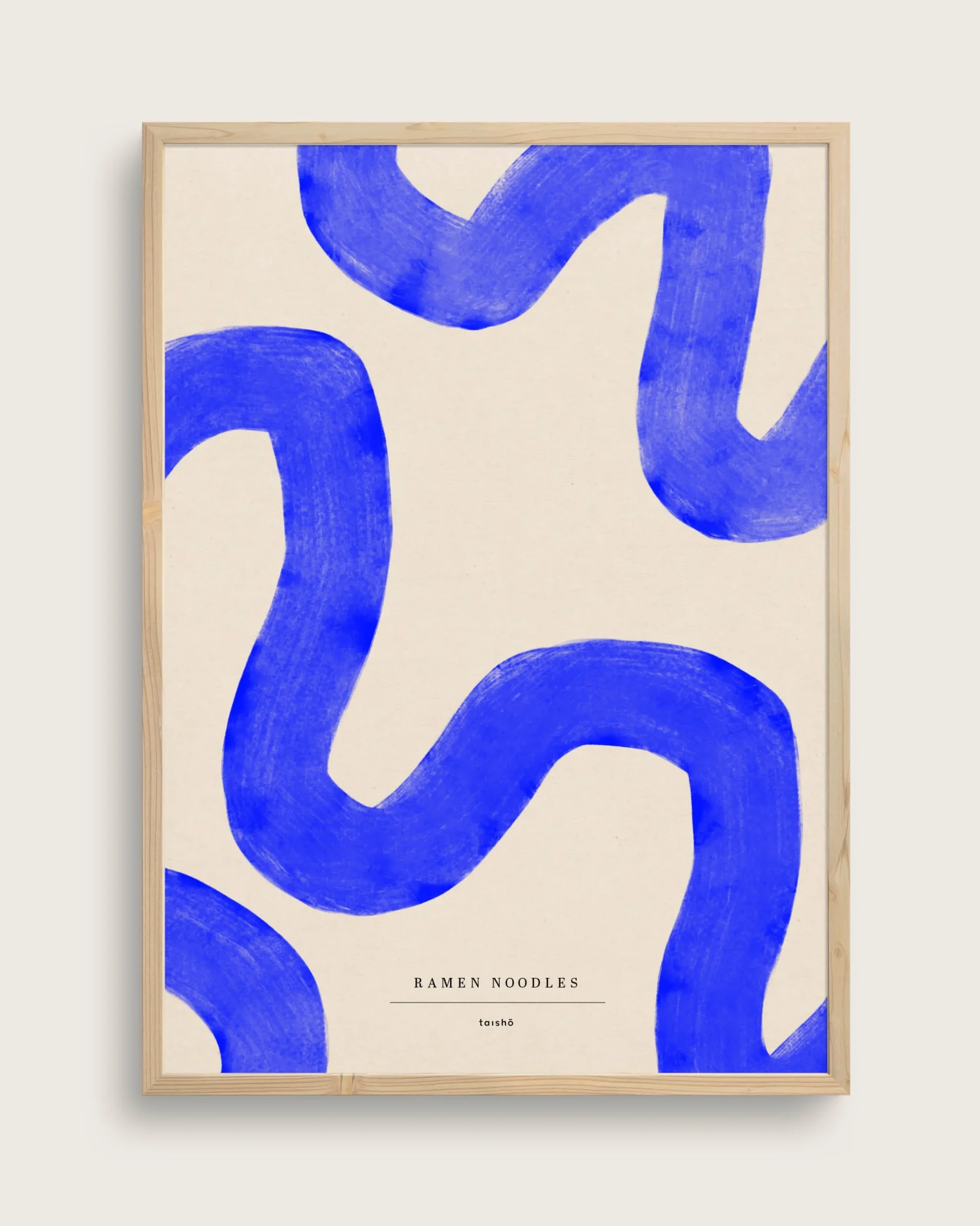 Bestsellere|Taishō - Designplakater^SERAMIKKU Ramen noodles (close up)