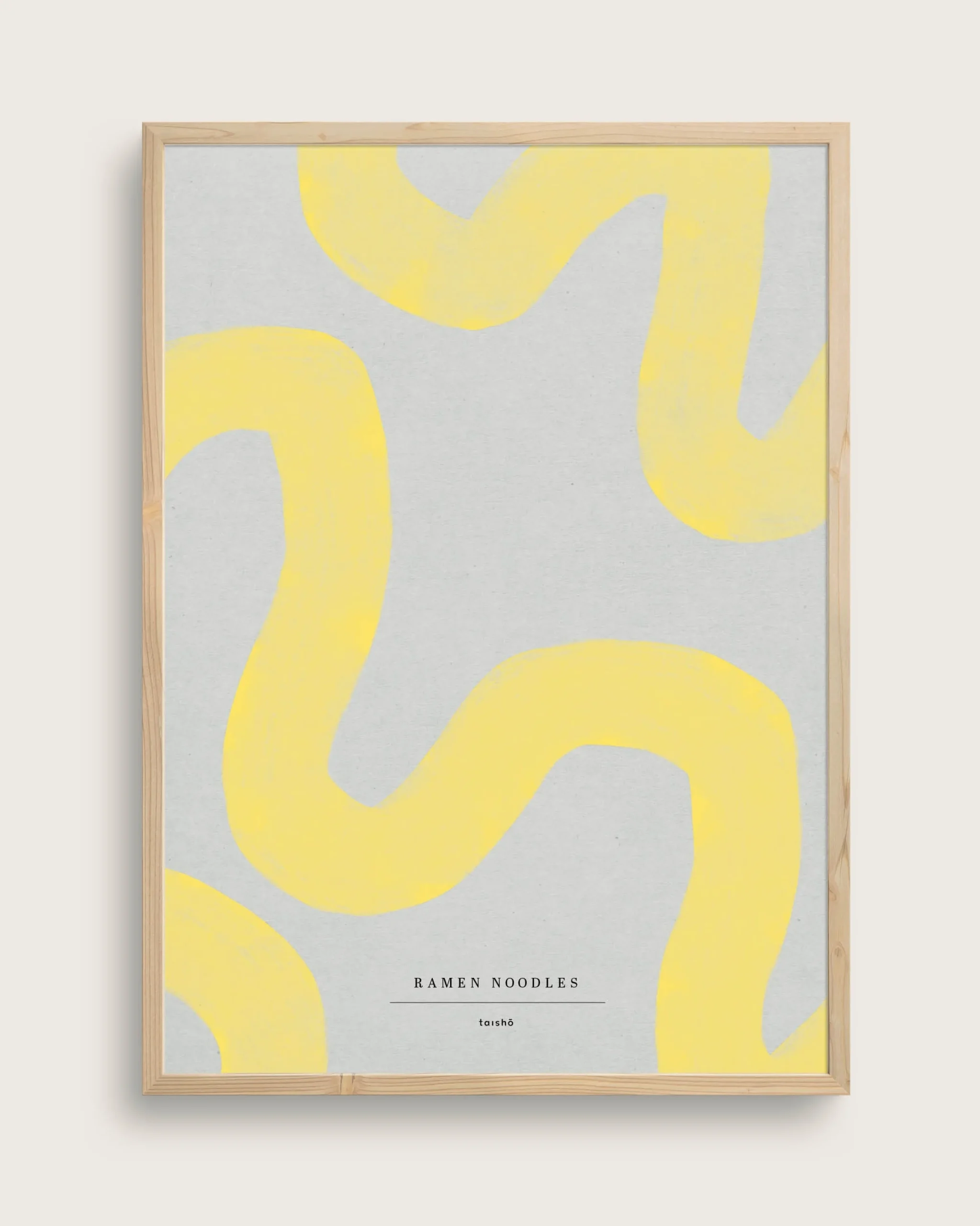 Bestsellere|Taishō - Designplakater^SERAMIKKU Ramen noodles (close up)