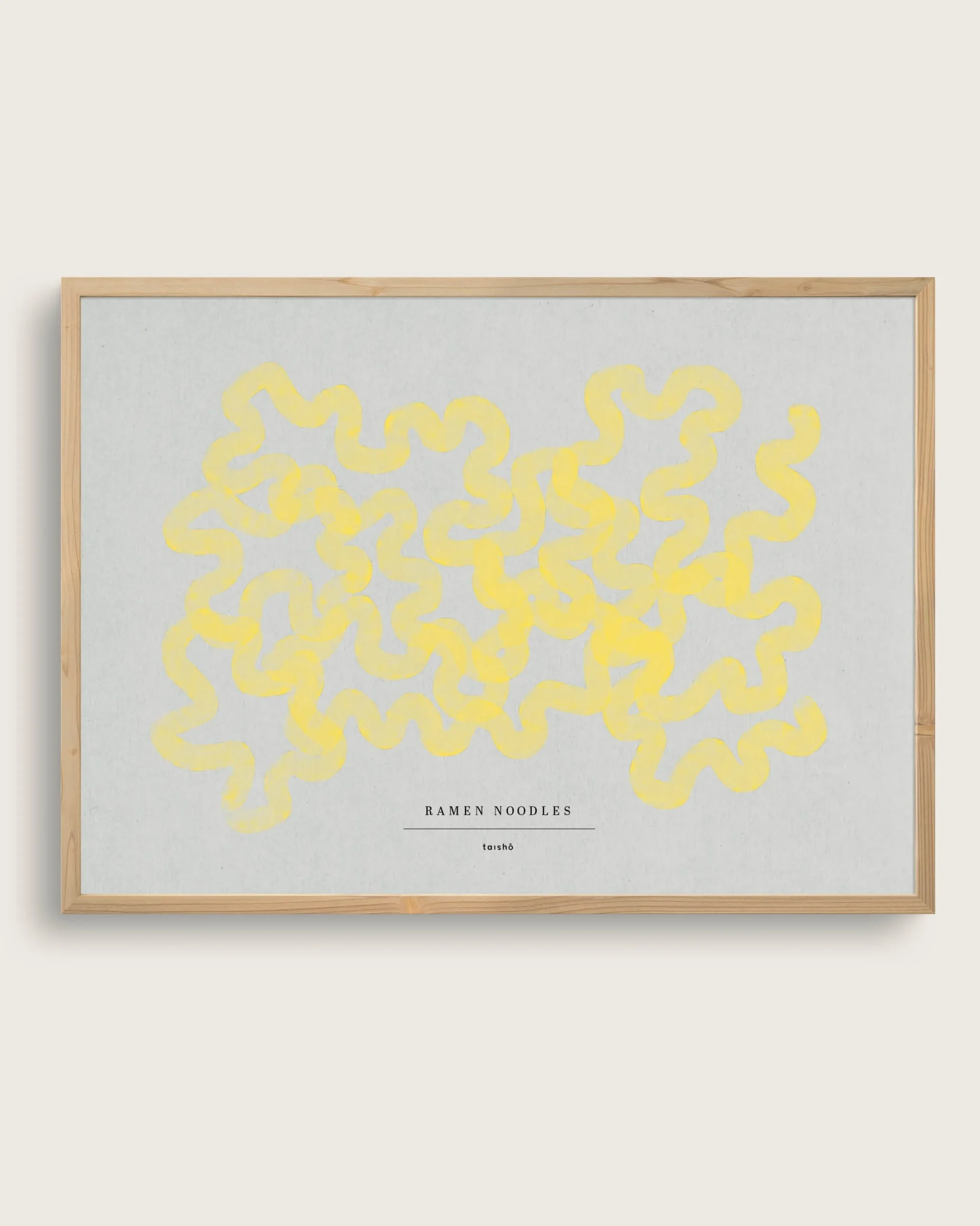 Bestsellere|Taishō - Designplakater^SERAMIKKU Ramen noodles (horizontal)