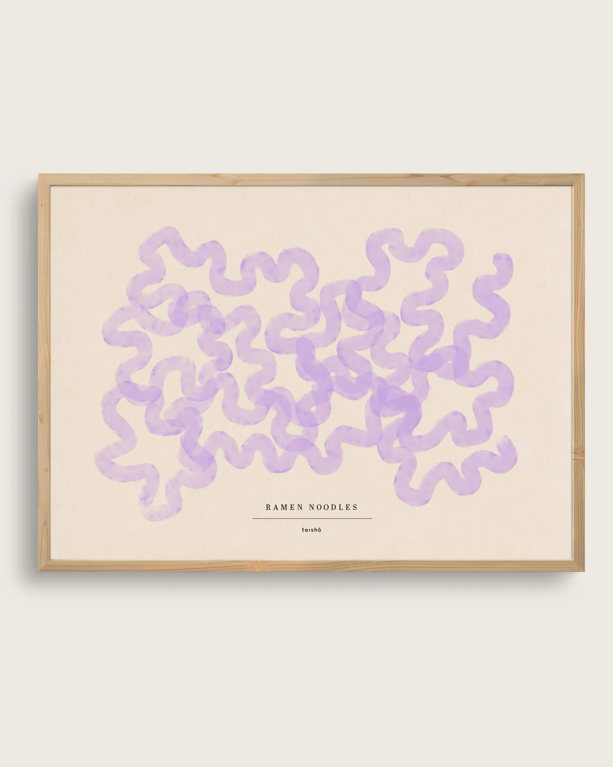 Bestsellere|Taishō - Designplakater^SERAMIKKU Ramen noodles (horizontal)