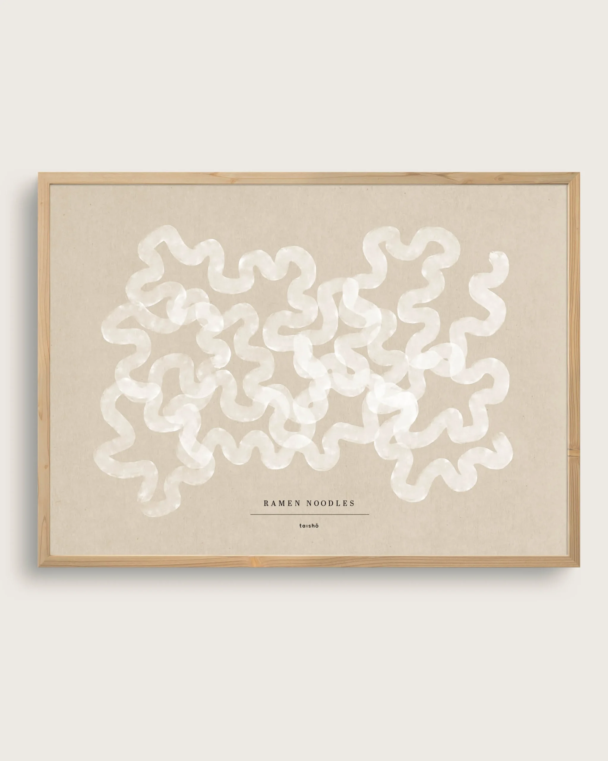 Bestsellere|Taishō - Designplakater^SERAMIKKU Ramen noodles (horizontal)