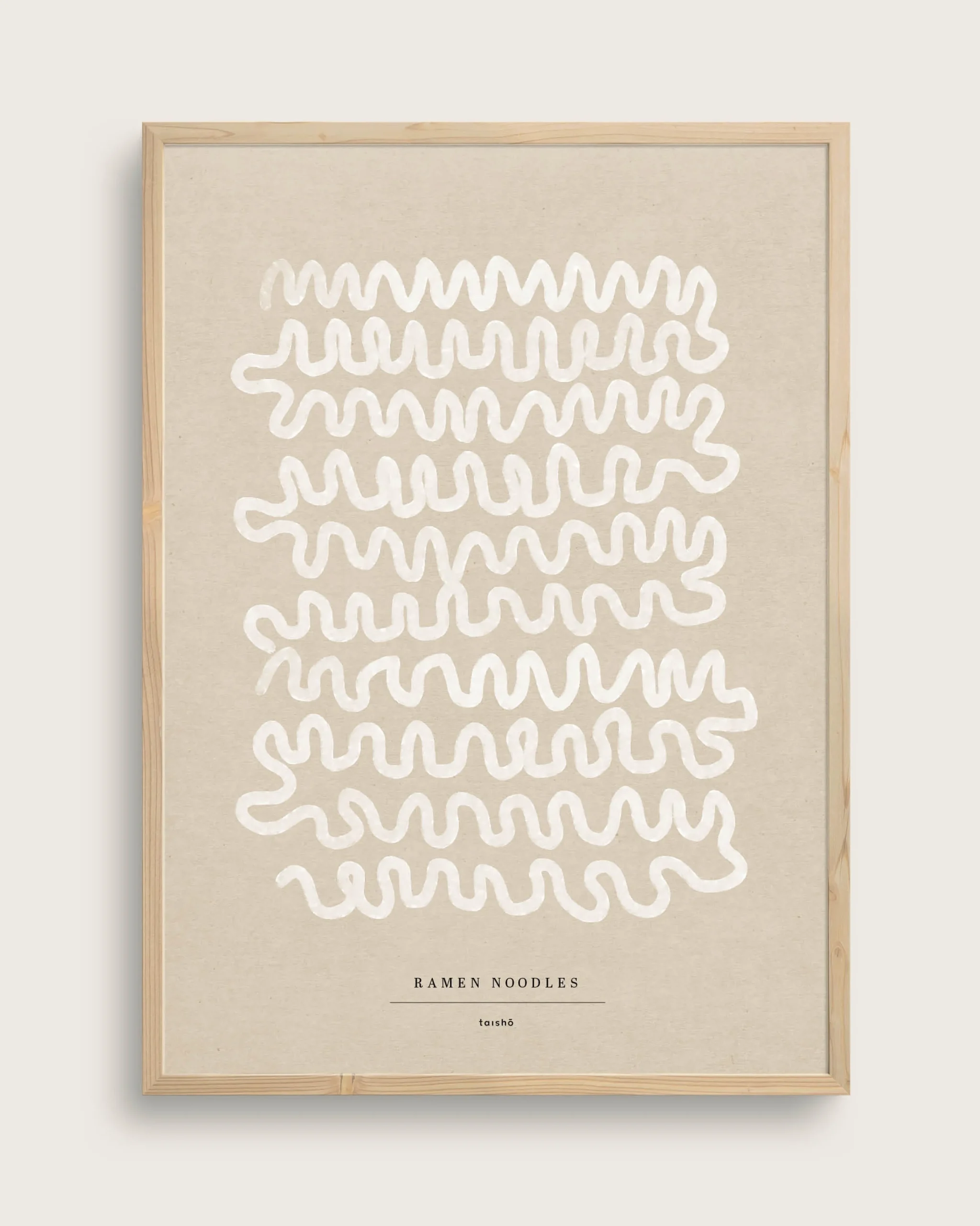 Bestsellere|Taishō - Designplakater^SERAMIKKU Ramen noodles (organized)