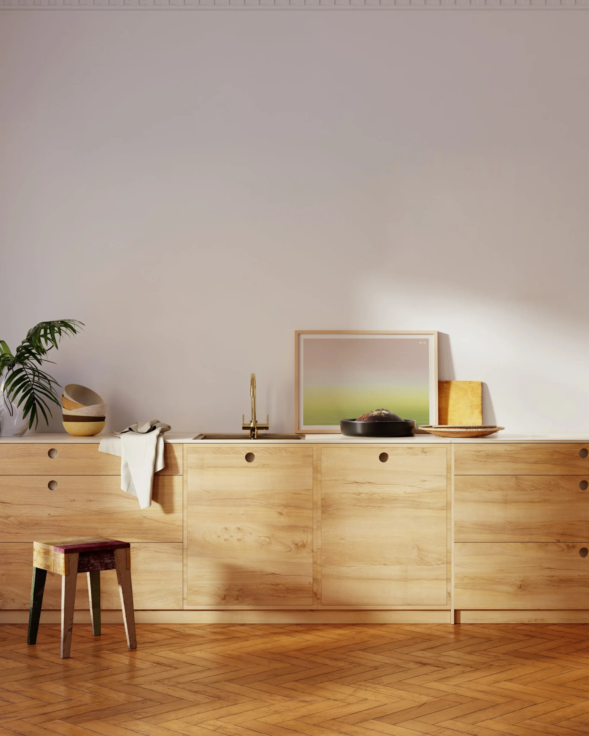 Bestsellere|Taishō - Designplakater^SERAMIKKU Rismark (朝の田)