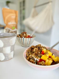 Mellem Skåle (matcha, Ris, Morgenmad)^SERAMIKKU Rosa skål