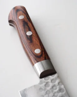 Indflyttergave|Mahogni Skaft^SERAMIKKU Santoku kniv | 18 cm | Mahogni