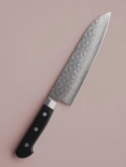 Sort Skaft^SERAMIKKU Santoku kniv | 18 cm | Sort