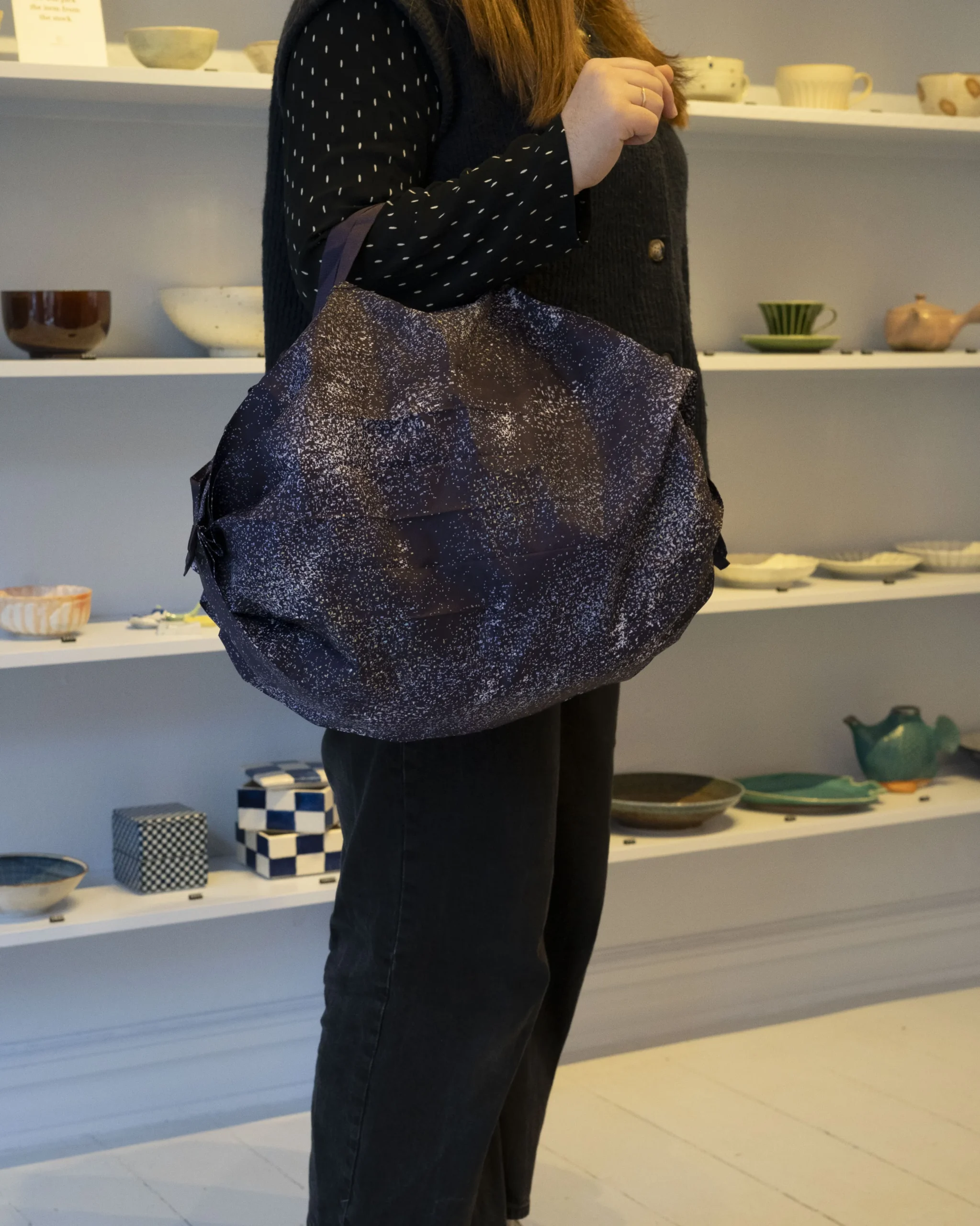 Shupatto - Foldbar Taske^SERAMIKKU Shupatto Compact Bag M (Diamond Sky)