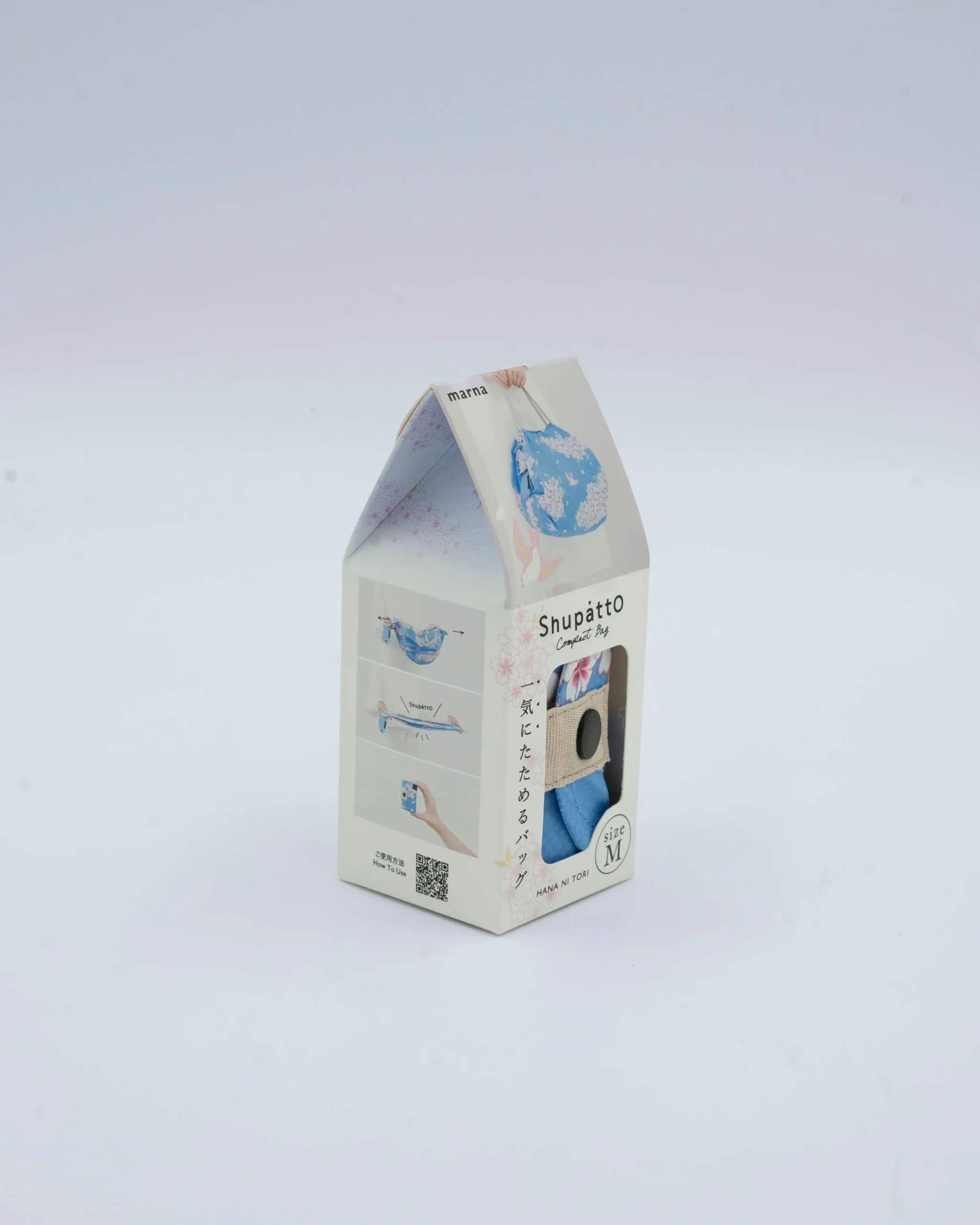 Shupatto - Foldbar Taske^SERAMIKKU Shupatto Compact Bag M (HANA NI TORI)