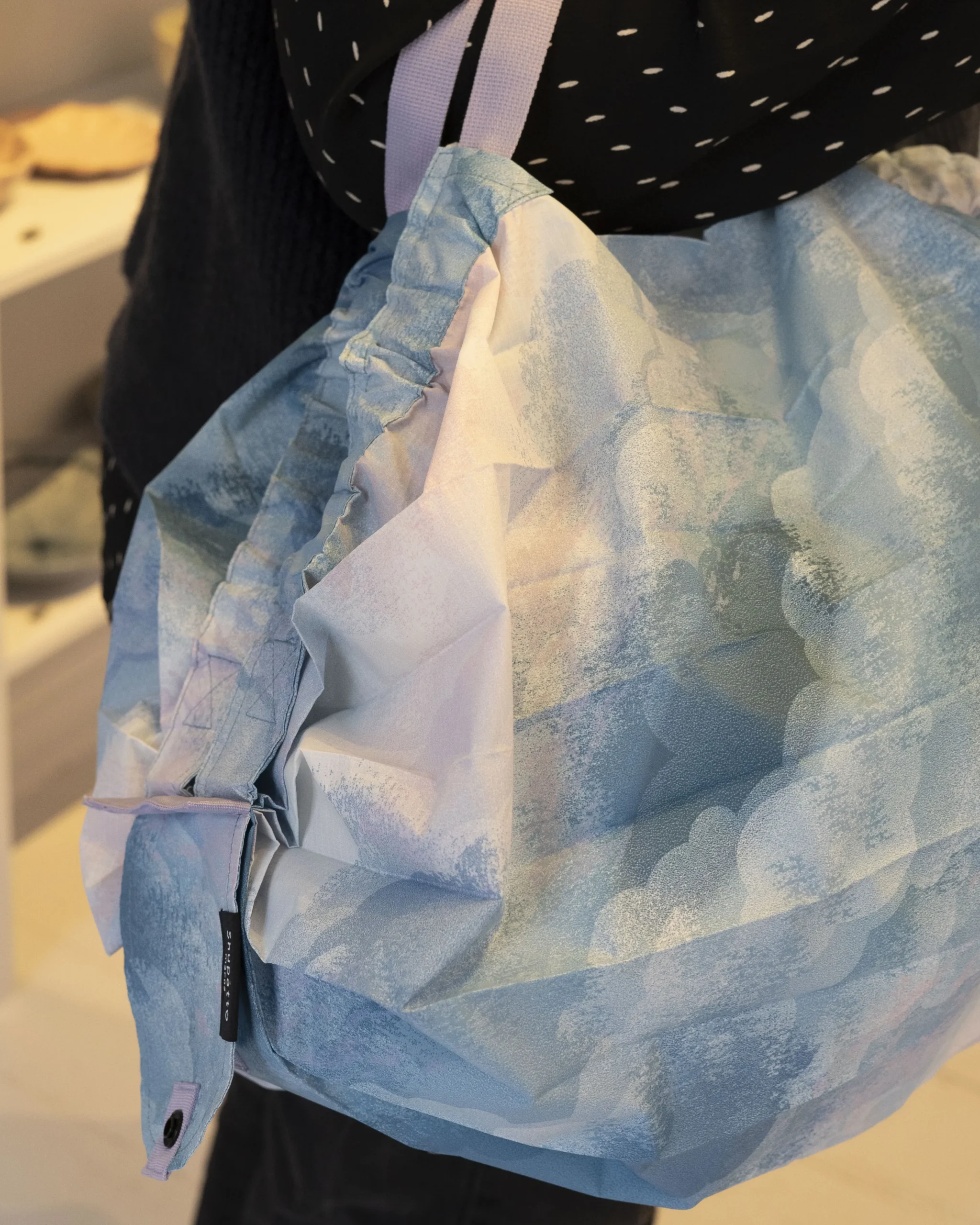 Shupatto - Foldbar Taske^SERAMIKKU Shupatto Compact Bag M (Sea of Clouds)