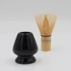 Matchaudstyr|Diverse (spisepinde, Holdere, Skeer)^SERAMIKKU Sort holder til matcha piskeris