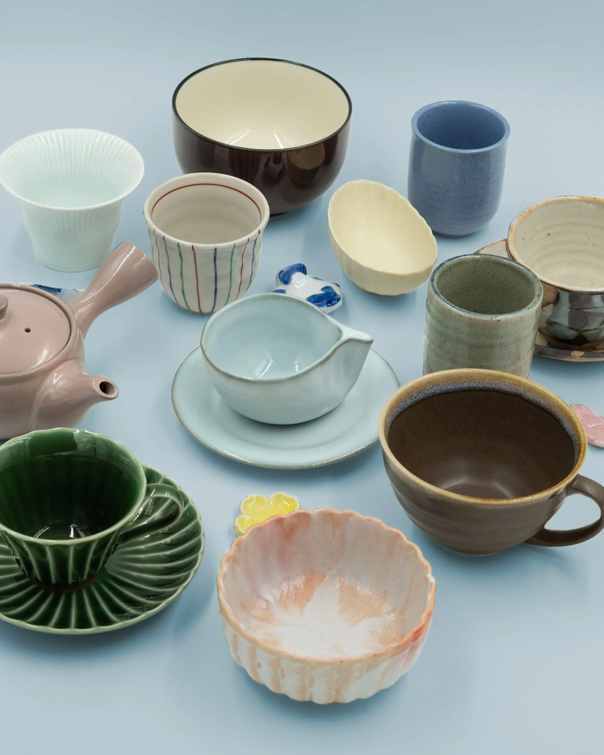 Krus Og Kopper (kaffe Og Te)^SERAMIKKU Stor brun kop med hank