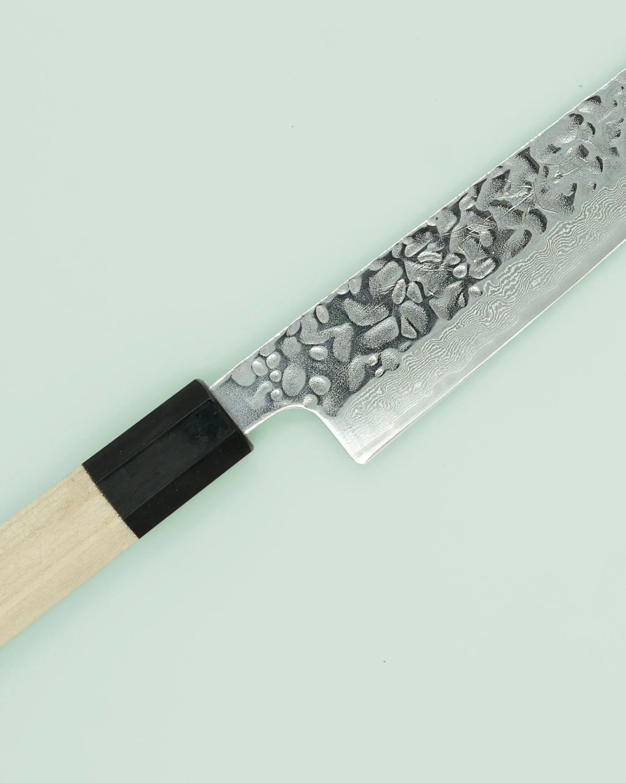 Bryllupsgave|Magnolia/bøffelhorn^SERAMIKKU Sujihiki kniv | 24 cm | Magnolia