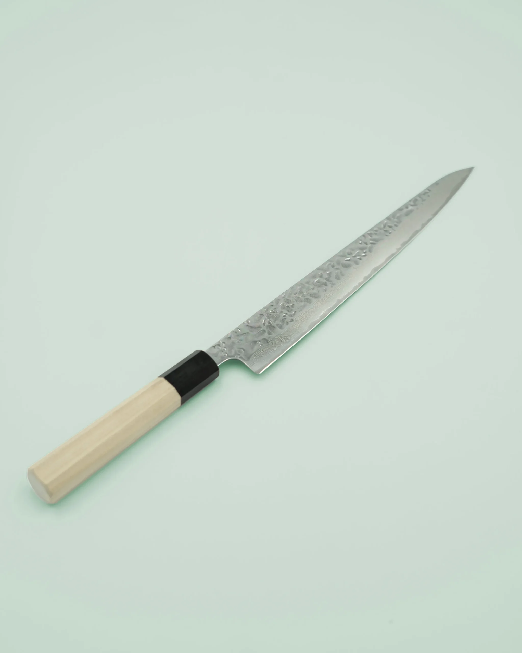 Bryllupsgave|Magnolia/bøffelhorn^SERAMIKKU Sujihiki kniv | 24 cm | Magnolia