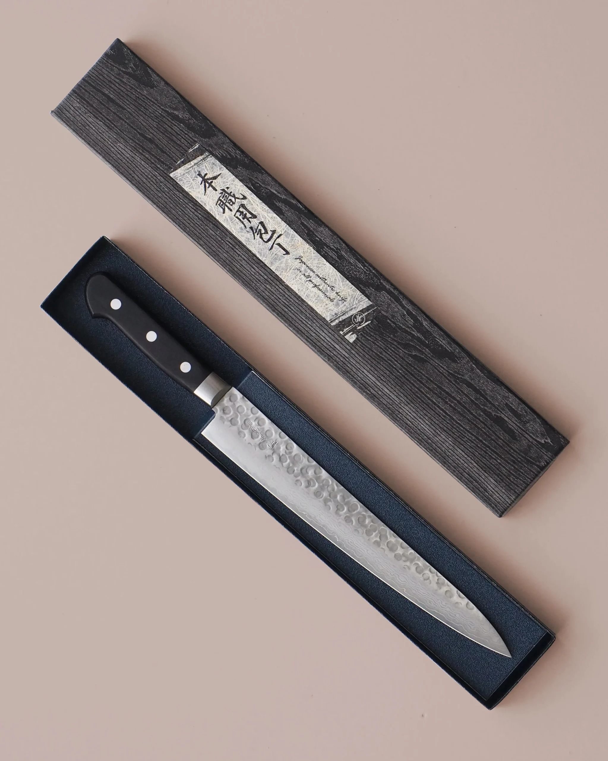 Sort Skaft^SERAMIKKU Sujihiki kniv | 24 cm | Sort