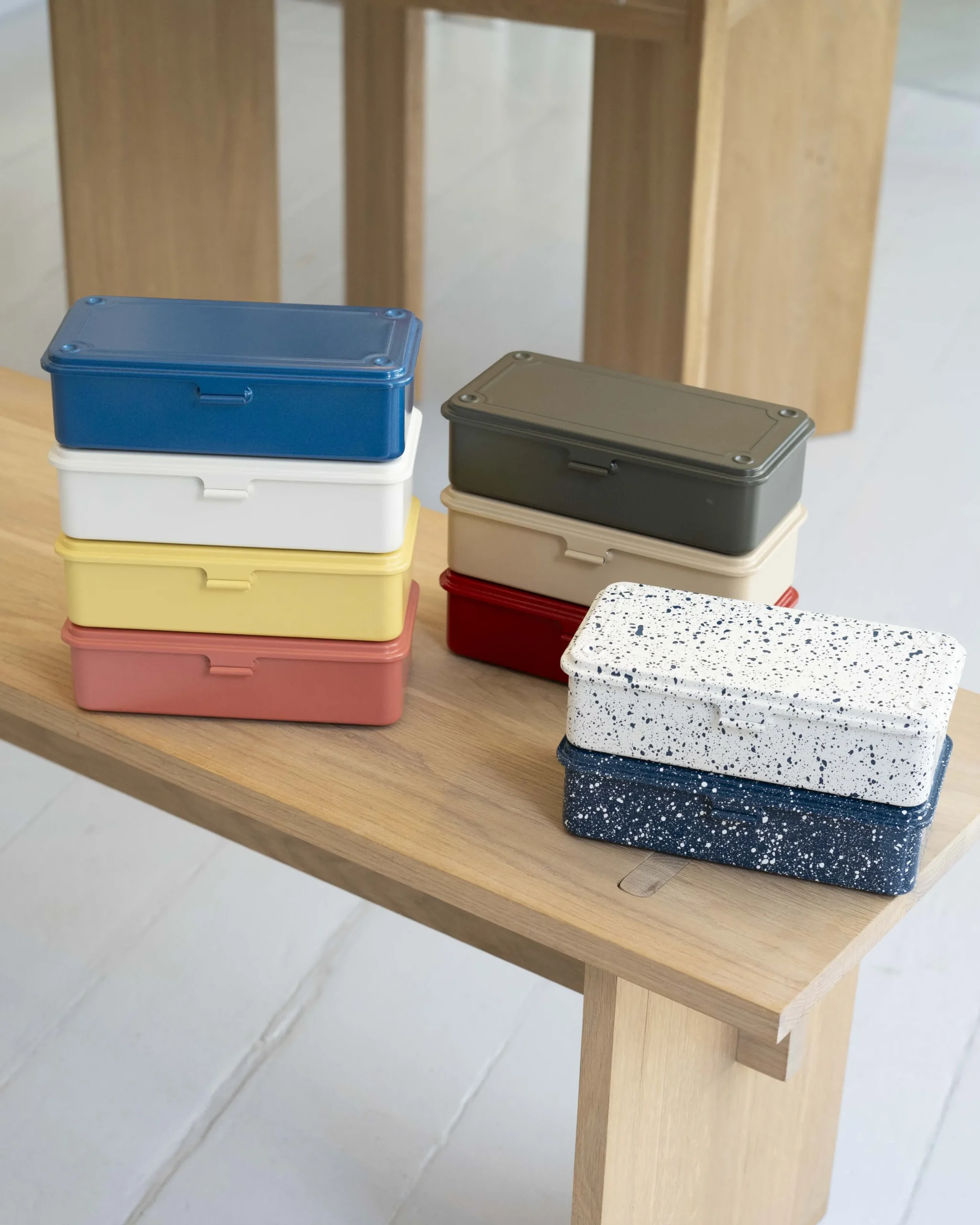 Toyo Opbevaringskasser^SERAMIKKU TOYO Toolbox T190 (indigo white)